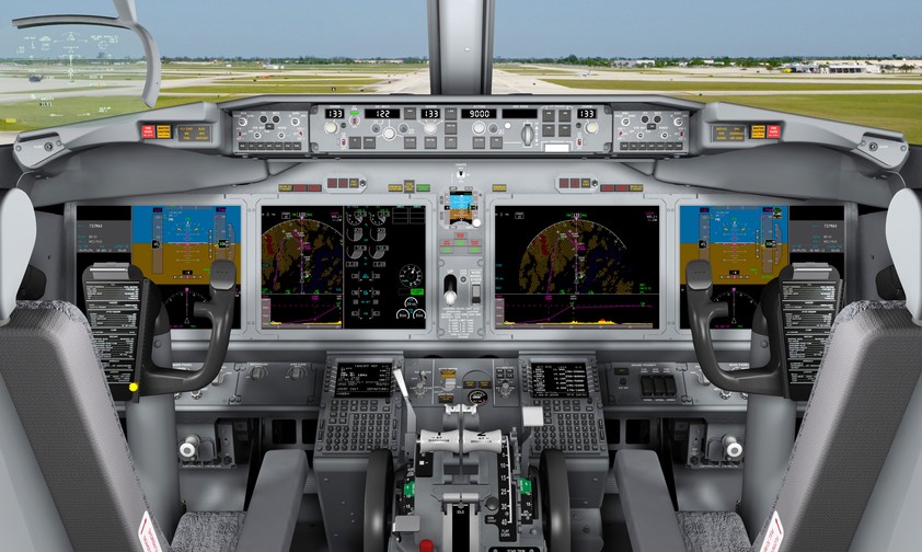 Cockpit einer 737 Max: Bald mehr Redundanzen.