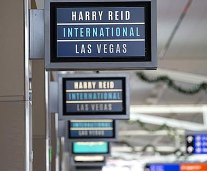 Harry Reid International Airport: der neue Name des Airports von Las Vegas.