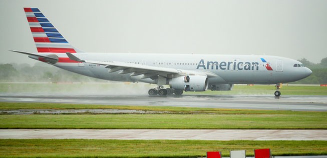 Platz 19: American Airlines. Die Airline erhöhte die Emissionen nach der Fusion mit US Airways allein schon wegen der Größe. Emissionen an Treibhausgasen 2014: 42 Millionen Tonnen.