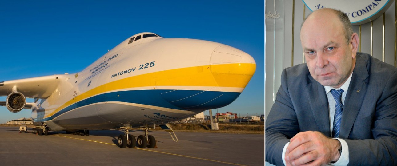 An-225 and Antonov's president Oleksandr Donets.