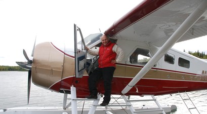 Christoph auf Wasserflugzeugen nebenberuflich in Alaska