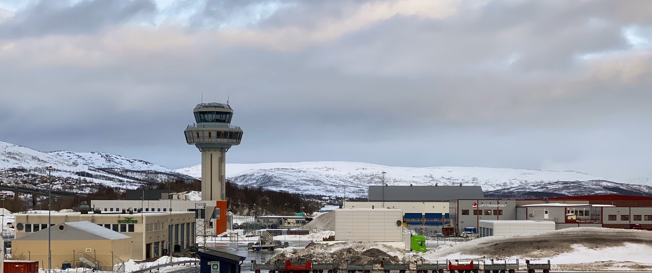 Der Flughafen Tromsø.