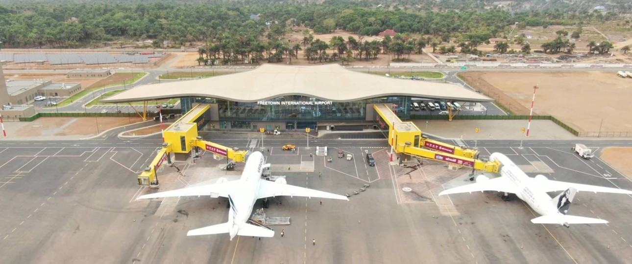 Vorfeld des Freetown International Airport: Bald soll es mehr Verbindungen nach Europa geben.