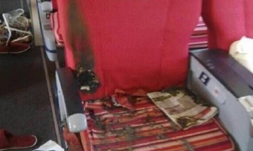 Bild der Zerstörung: Ein Passagier wollte ein Feuer an Bord entfachen. Die Behörden haben nun genug von solchen Reisenden.