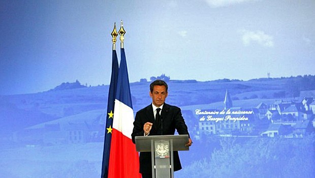 Sarkozy: Vielflieger mit Hintergedanken.