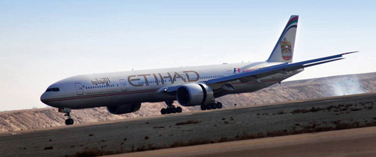 Boeing 777 von Etihad: Noch keine Spur zum Täter.