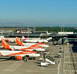 Flughafen Basel/Mulhouse: Easyjet ist eindeutig Marktführer.