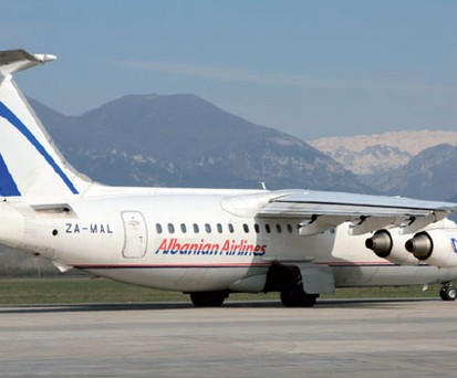 Flieger von Albanian Airlines: Veraltet und nicht mehr sicher genug.