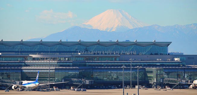 <strong>Platz 4:</strong> Japan: 22.239 Starts pro Woche. Hier zu sehen, der Flughafen Tokio-Haneda.