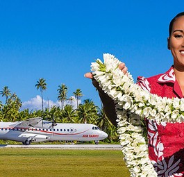 Flieger und Angestellte von Air Tahiti: Die Airline bekommt Geld von der Regierung.