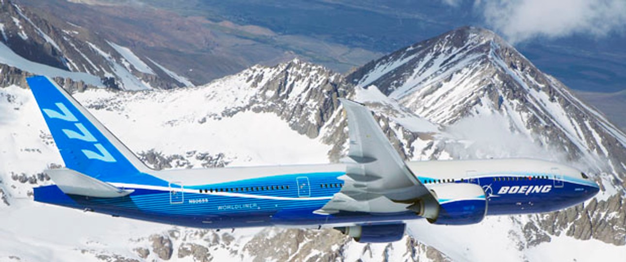 Boeing 777-200: Experten zweifeln nicht am Flugzuegmodell.