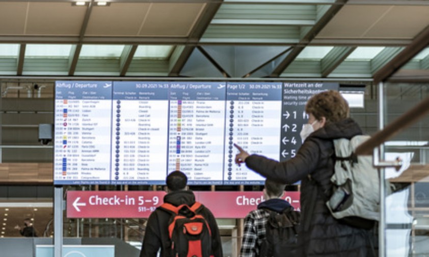 Flughafen Berlin: Während der Ferientage werden bis zu 65.000 Reisende täglich erwartet.