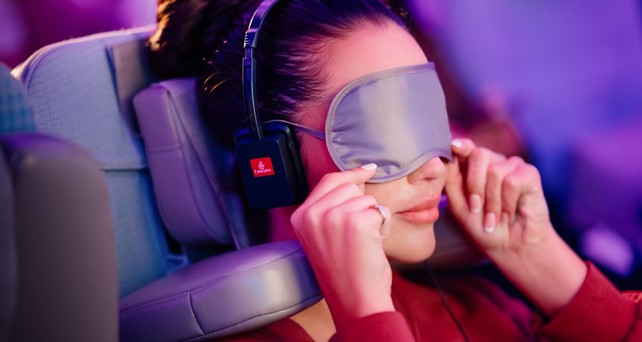 U-Dream-Headrest im Einsatz: Aktuell nur auf drei Airbus a350 verfügbar.