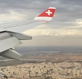 Anflug auf Tel Aviv mit Airbus A330 von Swiss: Vorerst nicht mehr möglich.