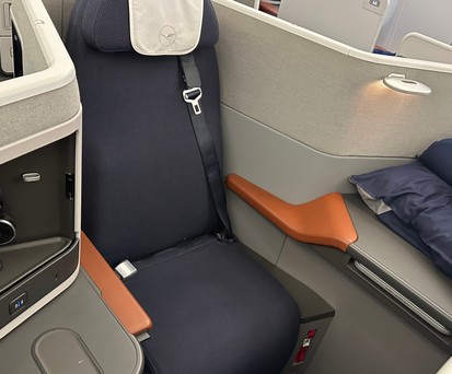 Die Allegris-Kabine der Boeing 787 von Lufhansa