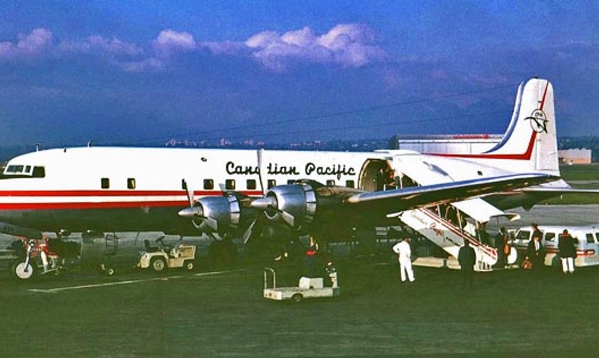 Eine DC-6 der Canadian Pacific: Der Absturz von Flug 21 am 8. Juli 1965 ist bis heute ungeklärt.