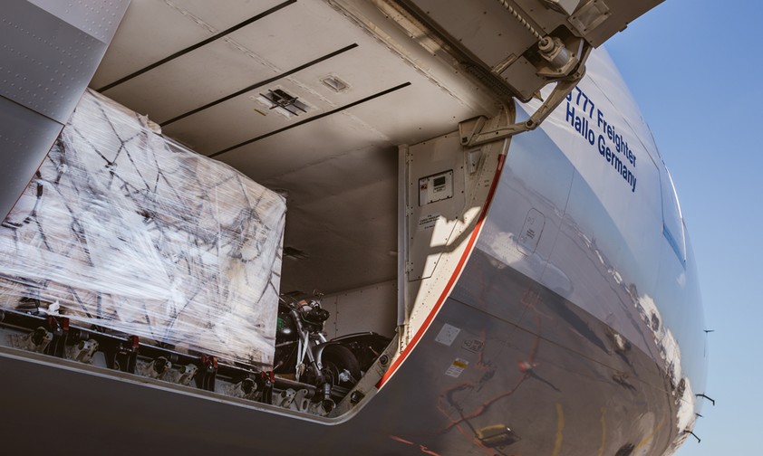 Laderaum einer Boeing 777 F: Hohe Nachfrage.
