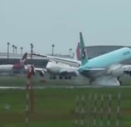 Die hüpfende Boeing 777