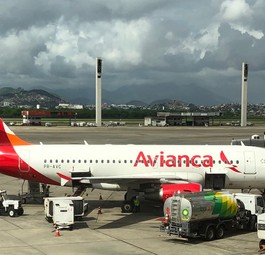 Avianca-Jet in Rio de Janerio:  Wie groß ist die Flotte noch?