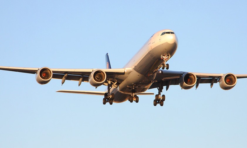 Airbus A340-600 von Lufthansa: Ein solches Flugzeug musste zwei Mal Schleifen drehen.