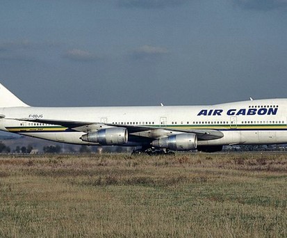 Flieger von Air Gabon: Die Airline ging pleite.
