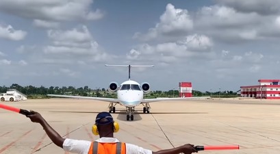 Vorfeld des Ebonyi State International Airport: Der Flughafen ist erst seit 2025 am Netz.