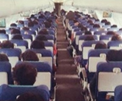 Das umstrittene Foto: Sorgt bei Air Busan für Aufruhr.