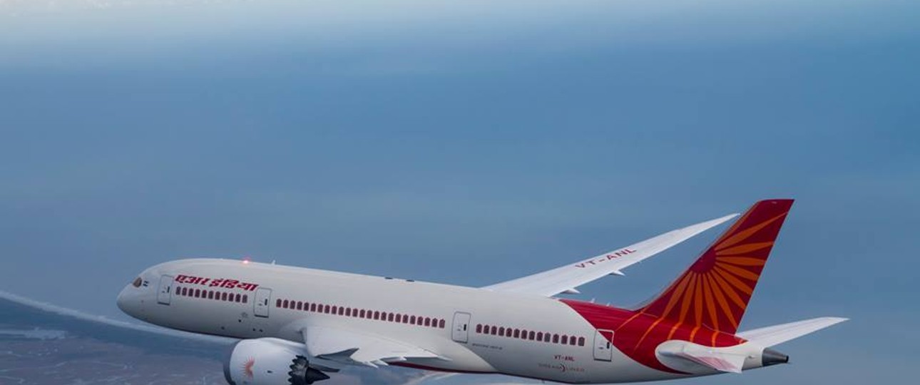 Flieger von Air India: Ein Topmanager fiel durch den Alkoholtest.