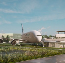 Der Traum eines jeden Luftfahrtfans: Schlafen in einem Hotel, das in einem Airbus A380 untergebracht ist.