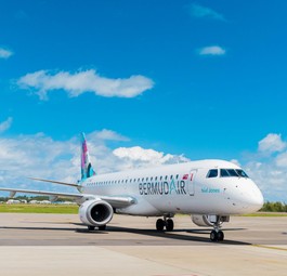 Embraer E-Jet von Bermudair: Die Fluggesellschaft setzt derzeit noch auf E175 und E190.