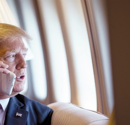 Donald Trump in der Air Force One: Die Boeing 747 wurde unsachgemäß gewartet.