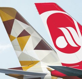 Etihad- und Air-Berlin-Flieger: 31 gemeinsame Verbindungen wurden verboten.