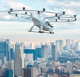 Volocopter im Flug (Computeranimation): Nach zweieinhalb Monaten hat das Unternehmen einen neuen Eigentümer.