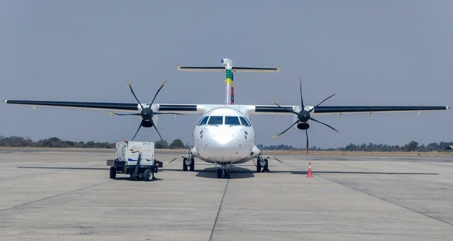 ATR42 von Air Zimbabwe: Die Fluglinie betreibt aktuell ein Flugzeug.