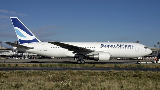Boeing B767 von Gabon Airlines: In Äthiopien beschlagnahmt.