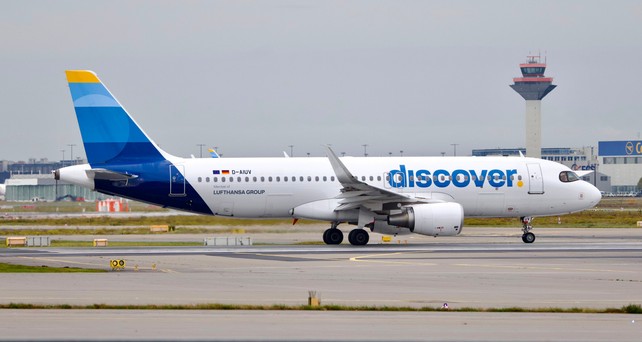 airbus a320 discover airlines d aiuv