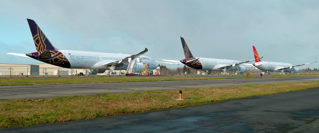 Dreamliner von Vistara: kommen später.