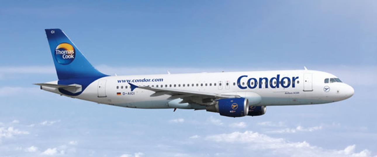 A320-200 von Condor: Dieser Flieger musste notlanden.