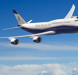 Der erste Boeing Business Jet BBJ 747-8 hat das Werk in Wichita verlassen.