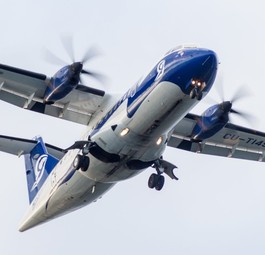 Eine ATR 42-500 von Aerogaviota: Die Fluggesellschaft fliegt wieder auf  Inlandsrouten.