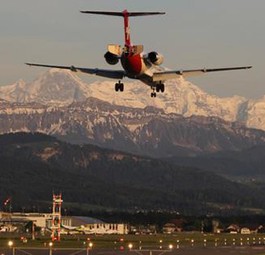 Landung am Flughafen Bern: Es ist ruhig geworden am Airport.