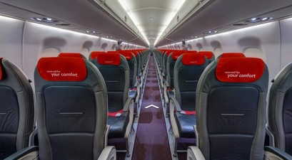 Kabine einer Embraer von Austrian Airlines: Was folgt auf die brasilianischen Flieger?