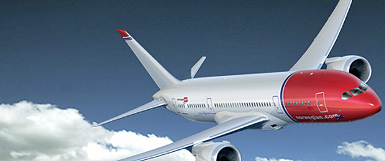 Dreamliner in den Farben von Norwegian: Kommen nicht im April.