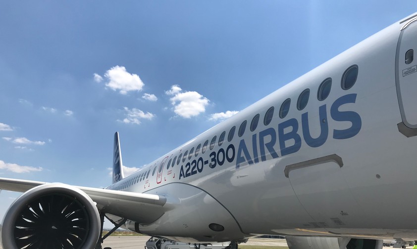 Airbus A220-300: Zurzeit noch die größte Variante der ehemaligen C-Series.