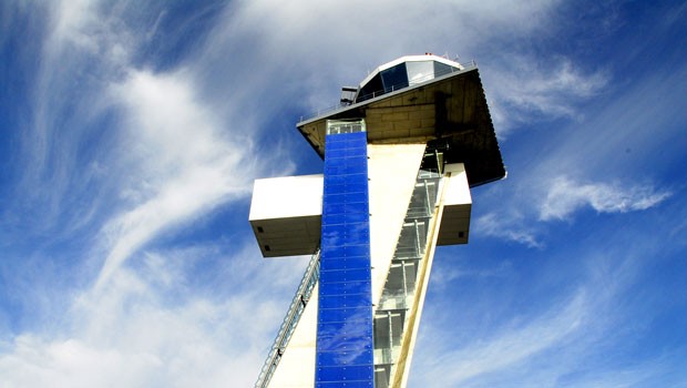 Flughafentower in Nürnberg.