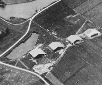 Amsterdam Schiphol startete 1916 als militärisches Flugfeld. Hier ein Blick von oben.