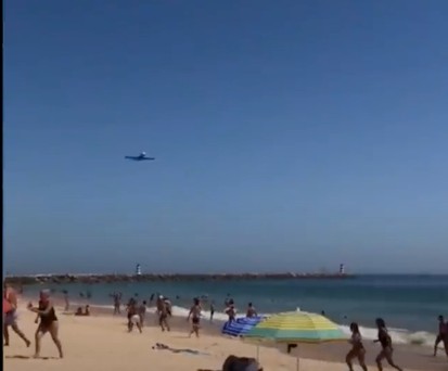 Airbus A380 von Hi Fly sorgt für Panik bei Urlaubern