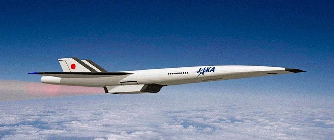 Visualisierung von Jaxa: Sieht so der Überschalljet der Zukunft aus?