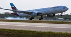 Airbus A330 von Eurowings in Düsseldorf: Ab dem Winterflugplan 2019/2020 heben solche Jets in DUS nur noch unter der Regie von Brussels Airlines ab.