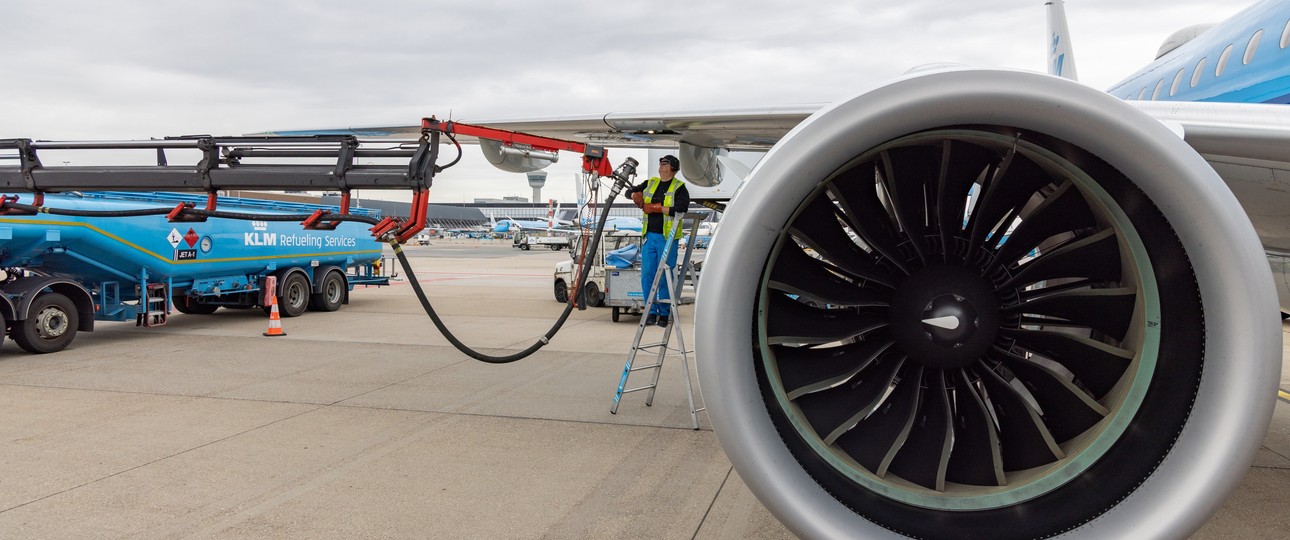 Betankung mit E-SAF-Anteil bei KLM: Vorerst nur ein Demonstrationsflug.